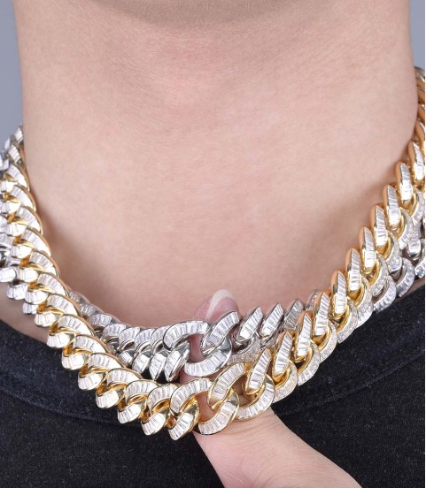  hiphop iced out jewelry necklace for man