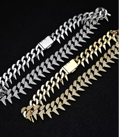 high quality gold plated hiphop chains for men high quality gold plated hiphop chains for men