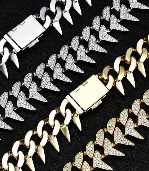 high quality gold plated hiphop chains for men high quality gold plated hiphop chains for men