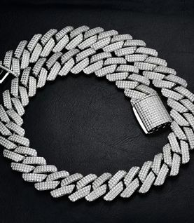 Hot Pick 20mm Hiphop Jewelry Iced Out Cuban Necklace