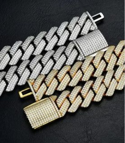 Hot Pick 20mm Hiphop Jewelry Iced Out Cuban Necklace