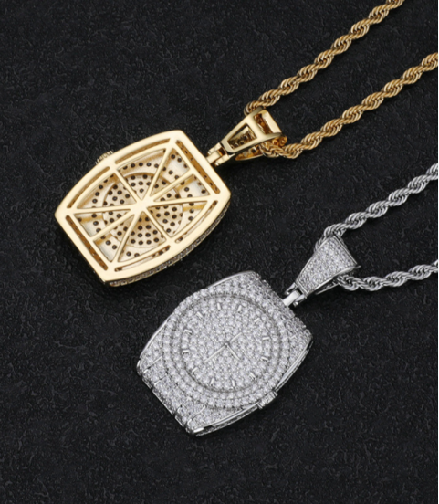 New Trendy Sterling Silver Watch Pendant New Trendy Sterling Silver Watch Pendant
