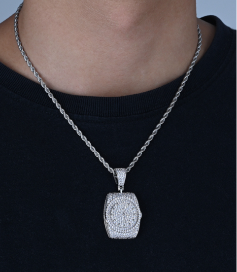 New Trendy Sterling Silver Watch Pendant New Trendy Sterling Silver Watch Pendant