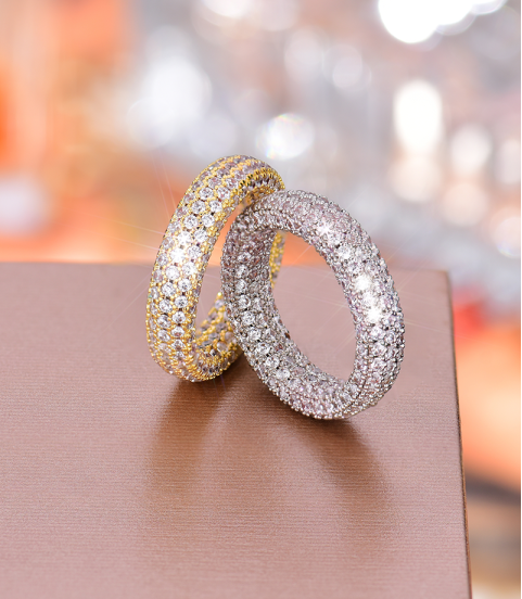 high quality goldplated jewelry ring