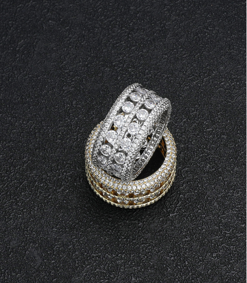 new fahion high quality hiphop men's  ring 