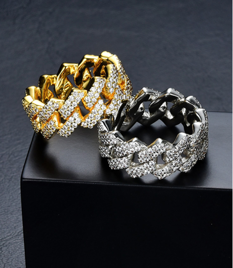 high quality hiphop rings women's jewelry 