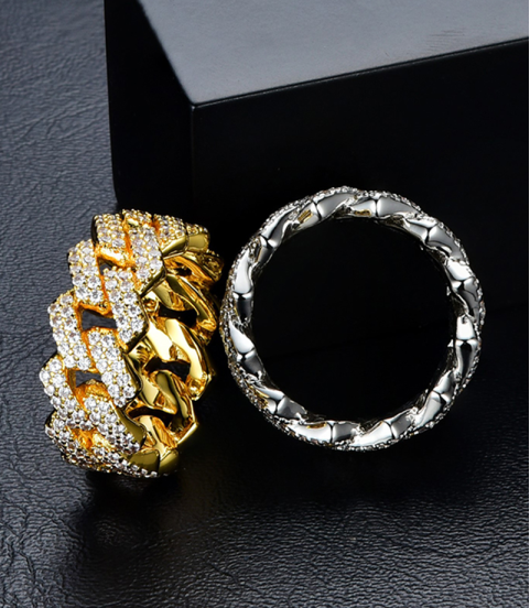 high quality hiphop rings women's jewelry 